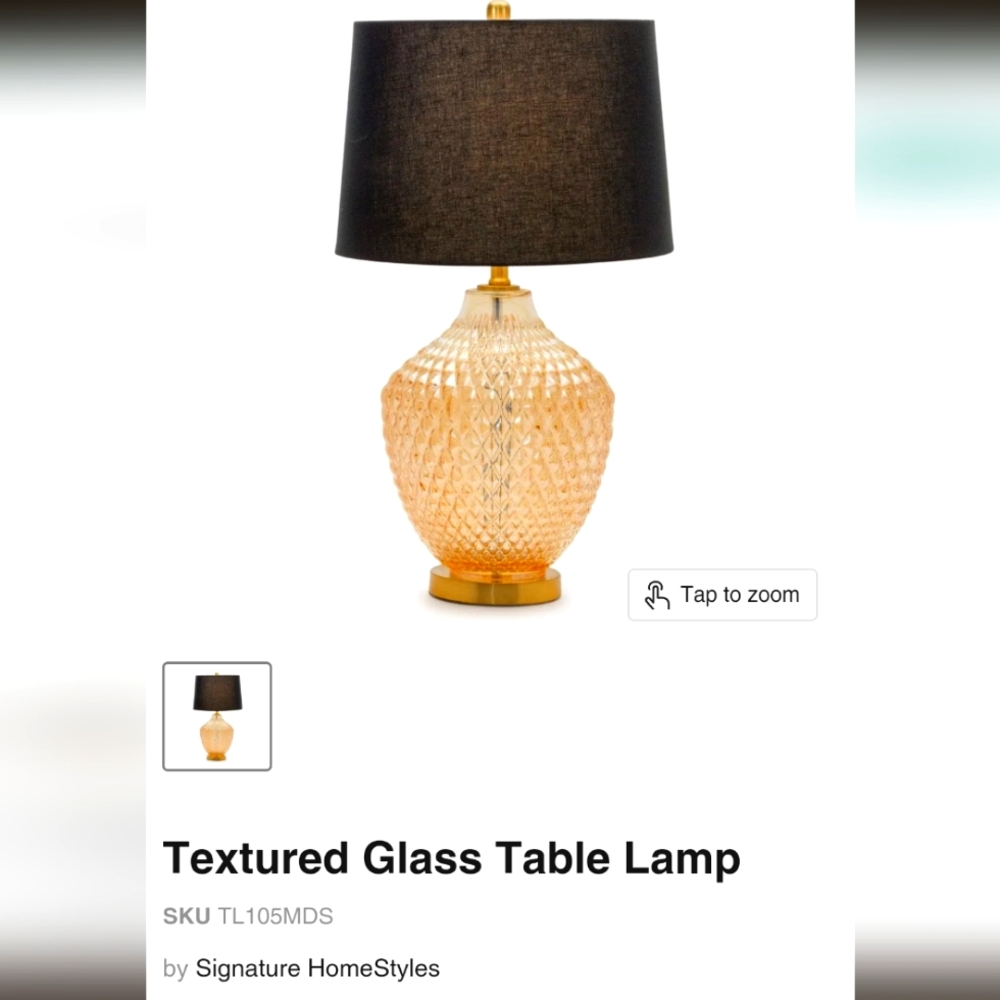 Textured lamp